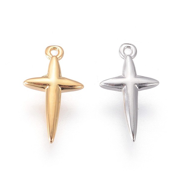 PandaHall Brass Tiny Cross Charms, Long-Lasting Plated, Mixed Color, 11.5x6x2mm, Hole: 0.7mm Brass Cross
PandaHall Brass Tiny Cross Charms, Long-Lasting Plated, Mixed Color, 11.5x6x2mm, Hole: 0.7mm Brass Cross