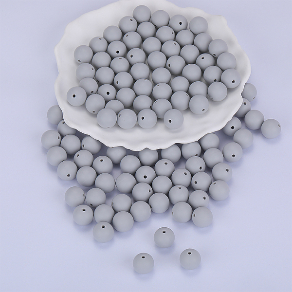 PandaHall Round Silicone Focal Beads, Chewing Beads For Teethers, DIY Nursing Necklaces Making, WhiteSmoke, 15mm, Hole: 2mm Silicone Round..., White
PandaHall Round Silicone Focal Beads, Chewing Beads For Teethers, DIY Nursing Necklaces Making, WhiteSmoke, 15mm, Hole: 2mm Silicone Round..., White