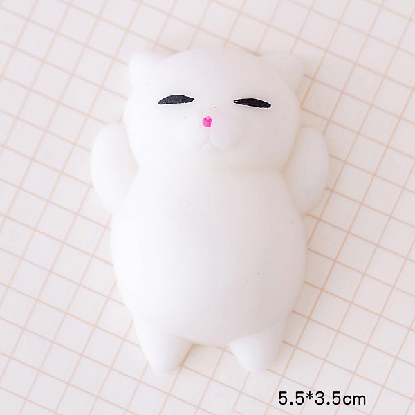 PandaHall TPR Stress Toy, Funny Fidget Sensory Toy, for Stress Anxiety Relief, Animeala, Cat Pattern, 55x35mm Plastic Cat Shape
PandaHall TPR Stress Toy, Funny Fidget Sensory Toy, for Stress Anxiety Relief, Animeala, Cat Pattern, 55x35mm Plastic Cat Shape