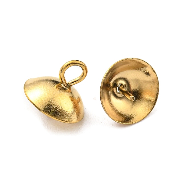 PandaHall 304 Stainless Steel Cup Peg Bails, Real 18K Gold Plated, 8x8mm, Hole: 2mm 304 Stainless Steel
PandaHall 304 Stainless Steel Cup Peg Bails, Real 18K Gold Plated, 8x8mm, Hole: 2mm 304 Stainless Steel