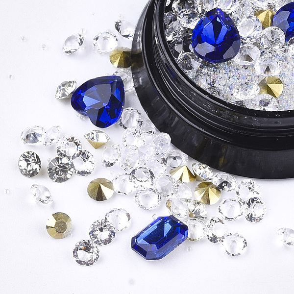 PandaHall Rhinestone & Undrilled Micro Beads, Nail Art Decoration Accessories, Mixed Shapes, Sapphire, 1~10x1~8x1~4mm Rhinestone Mixed..., Blue
PandaHall Rhinestone & Undrilled Micro Beads, Nail Art Decoration Accessories, Mixed Shapes, Sapphire, 1~10x1~8x1~4mm Rhinestone Mixed..., Blue