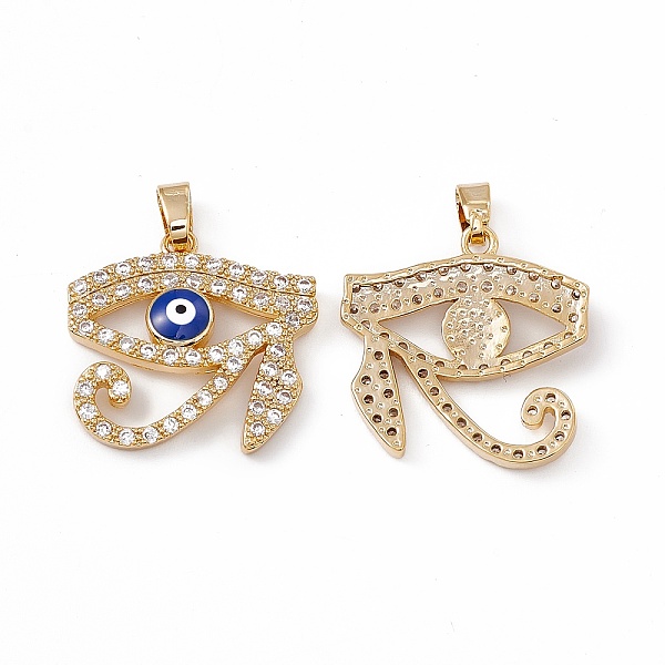 PandaHall Brass Micro Pave Cubic Zirconia Pendants, with Glass Rhinestone, Enamel Evil Eye Charm, Eye of Ra Charm, Real 18K Gold Plated..., Clear
PandaHall Brass Micro Pave Cubic Zirconia Pendants, with Glass Rhinestone, Enamel Evil Eye Charm, Eye of Ra Charm, Real 18K Gold Plated..., Clear
