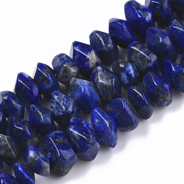 PandaHall Natural Lapis Lazuli Beads Strands, Nuggets, Faceted, 9.5~11x6~7mm, Hole: 1.2mm, about 30~32pcs/strand, 7.48 inch(19cm) Lapis...
PandaHall Natural Lapis Lazuli Beads Strands, Nuggets, Faceted, 9.5~11x6~7mm, Hole: 1.2mm, about 30~32pcs/strand, 7.48 inch(19cm) Lapis...