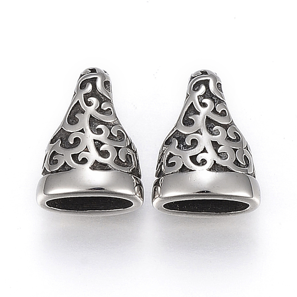 PandaHall 304 Stainless Steel Cord Ends, End Caps, Antique Silver, 14x10.5x7mm, Hole: 4x6mm, Inner: 4x8.5mm 304 Stainless Steel
PandaHall 304 Stainless Steel Cord Ends, End Caps, Antique Silver, 14x10.5x7mm, Hole: 4x6mm, Inner: 4x8.5mm 304 Stainless Steel