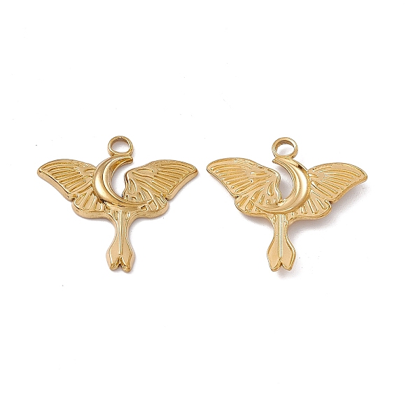 PandaHall Ion Plating(IP) 304 Stainless Steel Pendants, Butterfly with Moon Charm, Real 18K Gold Plated, 24x25x2mm, Hole: 3mm 304 Stainless...
PandaHall Ion Plating(IP) 304 Stainless Steel Pendants, Butterfly with Moon Charm, Real 18K Gold Plated, 24x25x2mm, Hole: 3mm 304 Stainless...