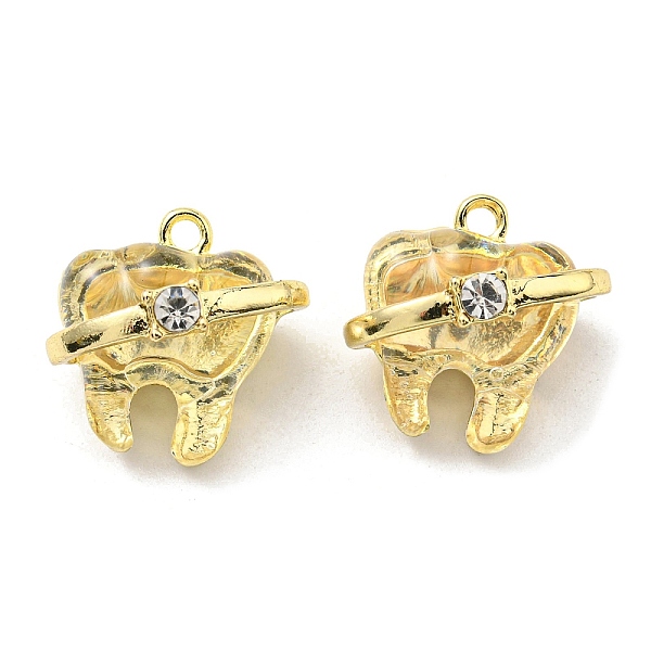 PandaHall Rack Plating Alloy Resin Pendants, Tooth Shape Charms with Crystal Rhinestone, Long-Lasting Plated, Lead Free & Cadmium Free..., Clear
PandaHall Rack Plating Alloy Resin Pendants, Tooth Shape Charms with Crystal Rhinestone, Long-Lasting Plated, Lead Free & Cadmium Free..., Clear
