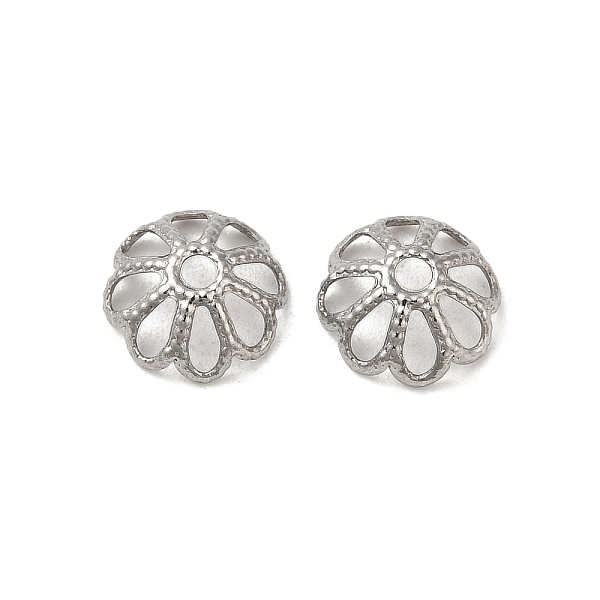 PandaHall 316 Stainless Steel Bead Caps, Multi-Petal, Flower, Stainless Steel Color, 8x3mm, Hole: 1.5mm 316 Surgical Stainless Steel
PandaHall 316 Stainless Steel Bead Caps, Multi-Petal, Flower, Stainless Steel Color, 8x3mm, Hole: 1.5mm 316 Surgical Stainless Steel