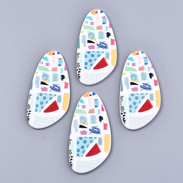 PandaHall Acrylic Big Pendants, 3D Printed, Colorful, 57.5x28x2.5mm, Hole: 1.5mm Acrylic Others
PandaHall Acrylic Big Pendants, 3D Printed, Colorful, 57.5x28x2.5mm, Hole: 1.5mm Acrylic Others