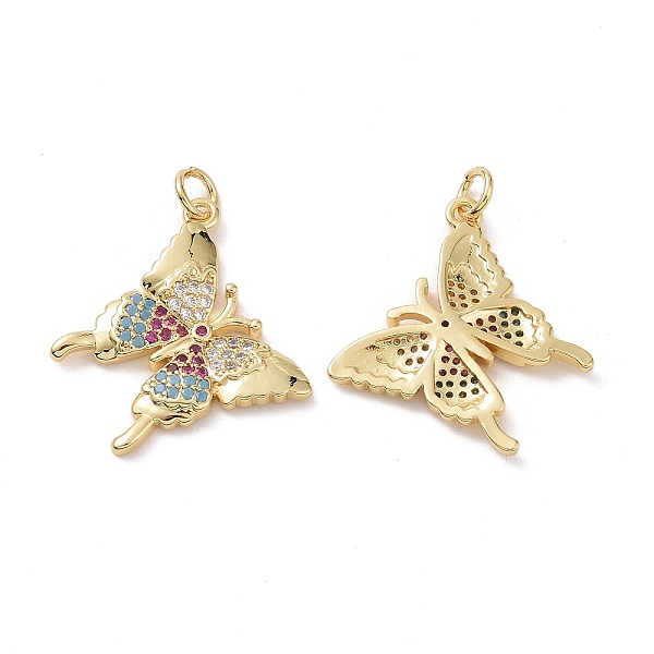 PandaHall Brass Cubic Zirconia Pendants, with Jump Ring, Butterfly Charm, Real 18K Gold Plated, 18x22x2.5mm, Hole: 3.4mm Brass+Cubic...
PandaHall Brass Cubic Zirconia Pendants, with Jump Ring, Butterfly Charm, Real 18K Gold Plated, 18x22x2.5mm, Hole: 3.4mm Brass+Cubic...