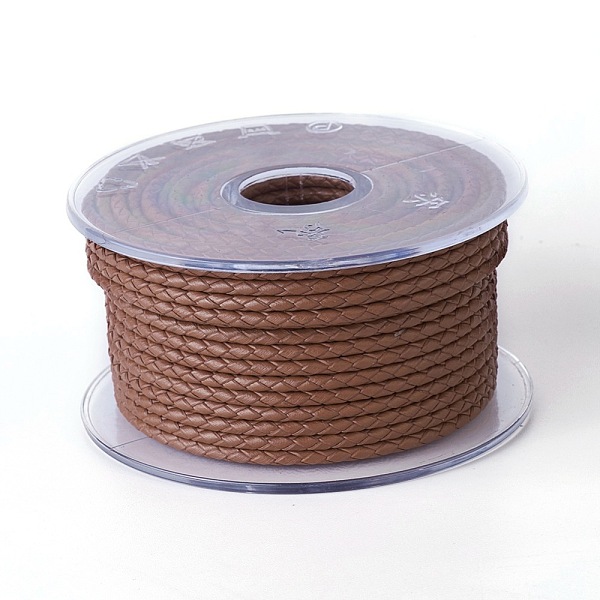 PandaHall Braided Cowhide Cord, Leather Jewelry Cord, Jewelry DIY Making Material, Sienna, 3mm, about 5.46 yards(5m)/roll Cowhide Round..., Brown
PandaHall Braided Cowhide Cord, Leather Jewelry Cord, Jewelry DIY Making Material, Sienna, 3mm, about 5.46 yards(5m)/roll Cowhide Round..., Brown