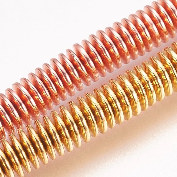 PandaHall Electroplate Non-magnetic Synthetic Hematite Beads Strands, Heishi Beads, Disc/Flat Round, Golden Plated & Rose Gold Plated, 6x1mm...
PandaHall Electroplate Non-magnetic Synthetic Hematite Beads Strands, Heishi Beads, Disc/Flat Round, Golden Plated & Rose Gold Plated, 6x1mm...