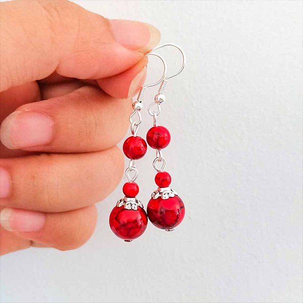 PandaHall Alloy with Synthetic Turquoise Dangle Rarrings for Women Synthetic Turquoise Red
PandaHall Alloy with Synthetic Turquoise Dangle Rarrings for Women Synthetic Turquoise Red