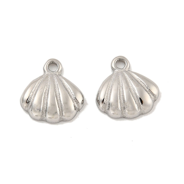 PandaHall 304 Stainless Steel Charms, Shell Shape Charm, Stainless Steel Color, 9.5x9.5x2mm, Hole: 1.2mm 304 Stainless Steel Shell Shape
PandaHall 304 Stainless Steel Charms, Shell Shape Charm, Stainless Steel Color, 9.5x9.5x2mm, Hole: 1.2mm 304 Stainless Steel Shell Shape