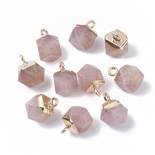 PandaHall Natural Strawberry Quartz Charms, with Top Golden Plated Iron Loops, Star Cut Round Beads, 12x10x10mm, Hole: 1.8mm Strawberry...
PandaHall Natural Strawberry Quartz Charms, with Top Golden Plated Iron Loops, Star Cut Round Beads, 12x10x10mm, Hole: 1.8mm Strawberry...
