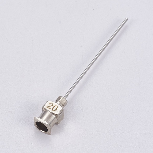 PandaHall Stainless Steel Fluid Precision Blunt Needle Dispense Tips, Stainless Steel Color, 49.7x6.2x5.7mm, Hole: 4mm, Pin: 0.8mm Stainless...
PandaHall Stainless Steel Fluid Precision Blunt Needle Dispense Tips, Stainless Steel Color, 49.7x6.2x5.7mm, Hole: 4mm, Pin: 0.8mm Stainless...