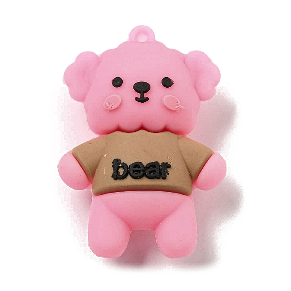PandaHall PVC 3D Plastic Pendants, for Key Chain Bag Hanging Ornaments, Bear, Pearl Pink, 52.5x36x20mm, Hole: 2mm PVC Bear
PandaHall PVC 3D Plastic Pendants, for Key Chain Bag Hanging Ornaments, Bear, Pearl Pink, 52.5x36x20mm, Hole: 2mm PVC Bear