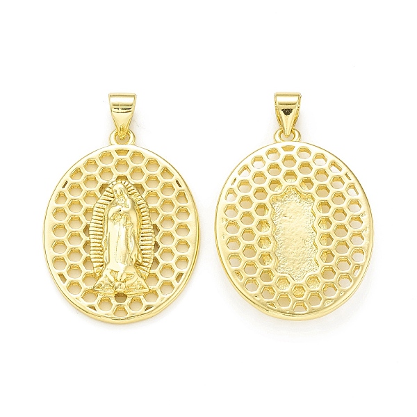 PandaHall Rack Plating Brass Pendants, Cadmium Free & Lead Free, Long-Lasting Plated, Oval with Saint, Real 18K Gold Plated, 27.5x20x4mm...
PandaHall Rack Plating Brass Pendants, Cadmium Free & Lead Free, Long-Lasting Plated, Oval with Saint, Real 18K Gold Plated, 27.5x20x4mm...