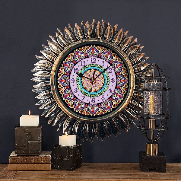 PandaHall DIY Sunflower Shape Clock Diamond Painting Kits, Including Plastic Plate, Resin Rhinestones, Diamond Sticky Pen, Tray Plate and...
PandaHall DIY Sunflower Shape Clock Diamond Painting Kits, Including Plastic Plate, Resin Rhinestones, Diamond Sticky Pen, Tray Plate and...