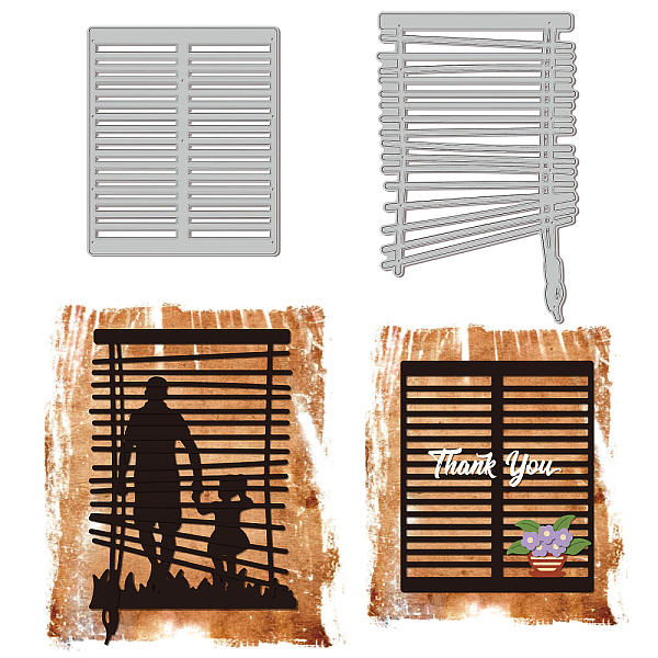 PandaHall GLOBLELAND 2Pcs Curtains Cutting Dies Metal Shutters Window Die Cuts Embossing Stencils Template for Paper Card Making Decoration...
PandaHall GLOBLELAND 2Pcs Curtains Cutting Dies Metal Shutters Window Die Cuts Embossing Stencils Template for Paper Card Making Decoration...
