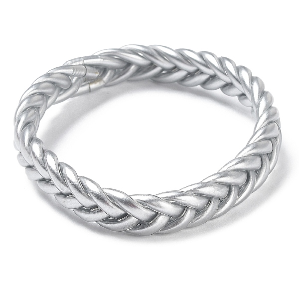 PandaHall Plastic Cord Braided Stretch Bracelets, Silver, Inner Diameter: 2-3/8 inch(6cm) Plastic Silver
PandaHall Plastic Cord Braided Stretch Bracelets, Silver, Inner Diameter: 2-3/8 inch(6cm) Plastic Silver