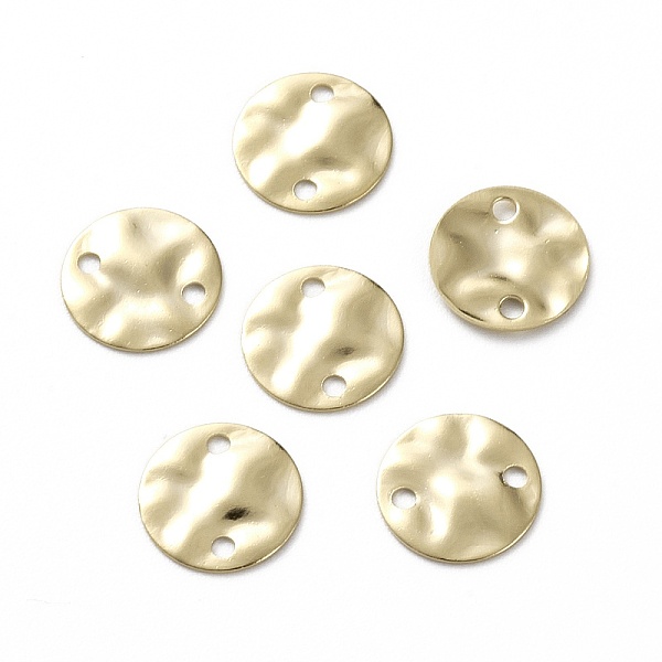 PandaHall Brass Links Connectors, Long-Lasting Plated, Flat Round, Twist, Real 24K Gold Plated, 10x1mm, Hole: 1.4mm Brass Flat Round
PandaHall Brass Links Connectors, Long-Lasting Plated, Flat Round, Twist, Real 24K Gold Plated, 10x1mm, Hole: 1.4mm Brass Flat Round