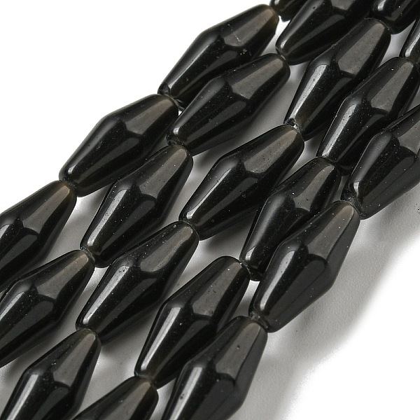 PandaHall Natural Obsidian Beads Strands, Bicone, 14~15x6mm, Hole: 1mm, about 25~26pcs/strand, 14.57~15.16''(37~38.5cm) Obsidian Bicone
PandaHall Natural Obsidian Beads Strands, Bicone, 14~15x6mm, Hole: 1mm, about 25~26pcs/strand, 14.57~15.16''(37~38.5cm) Obsidian Bicone