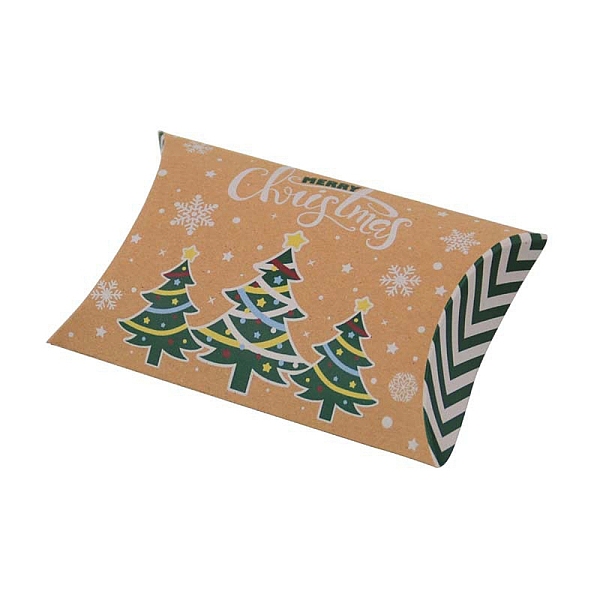 PandaHall Christmas Theme Cardboard Candy Pillow Boxes, Cartoon Christmas Tree Candy Snack Gift Box, Green, Fold: 7.3x11.9x2.6cm Paper...
PandaHall Christmas Theme Cardboard Candy Pillow Boxes, Cartoon Christmas Tree Candy Snack Gift Box, Green, Fold: 7.3x11.9x2.6cm Paper...