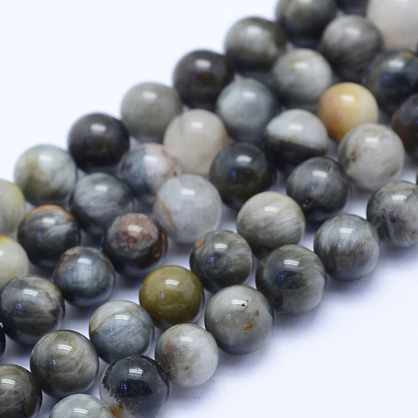 PandaHall Natural Hawk's Eye Beads Strands, Eagle Eye Stone, Round, Grade B, 6~6.5mm, Hole: 1mm, about 64pcs/strand, 15.5 inch(39.5cm) Eagle...
PandaHall Natural Hawk's Eye Beads Strands, Eagle Eye Stone, Round, Grade B, 6~6.5mm, Hole: 1mm, about 64pcs/strand, 15.5 inch(39.5cm) Eagle...