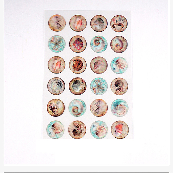 PandaHall Filler Stickers(No Adhesive on the back), for UV Resin, Epoxy Resin Jewelry Craft Making, Flat Round with Pattern, Colorful...
PandaHall Filler Stickers(No Adhesive on the back), for UV Resin, Epoxy Resin Jewelry Craft Making, Flat Round with Pattern, Colorful...