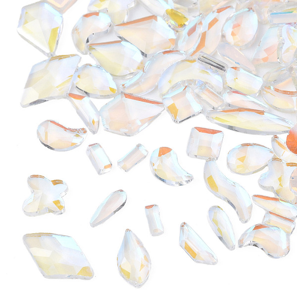PandaHall Glass Rhinestone Cabochons, Nail Art Decoration Accessories, Faceted, Mixed Shapes, Light Yellow, 3~10x1.5~6x1.5~2mm, about...
PandaHall Glass Rhinestone Cabochons, Nail Art Decoration Accessories, Faceted, Mixed Shapes, Light Yellow, 3~10x1.5~6x1.5~2mm, about...