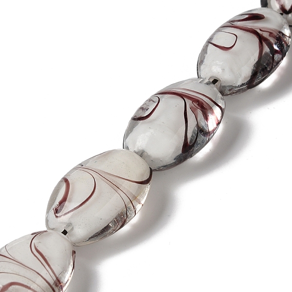 PandaHall Handmade Lampwork Beads Strands, Oval, WhiteSmoke, 23~25x17~18x10~11.5mm, Hole: 2.5mm, about 10pcs/strand, 9.45''(24cm) Lampwork..., White
PandaHall Handmade Lampwork Beads Strands, Oval, WhiteSmoke, 23~25x17~18x10~11.5mm, Hole: 2.5mm, about 10pcs/strand, 9.45''(24cm) Lampwork..., White