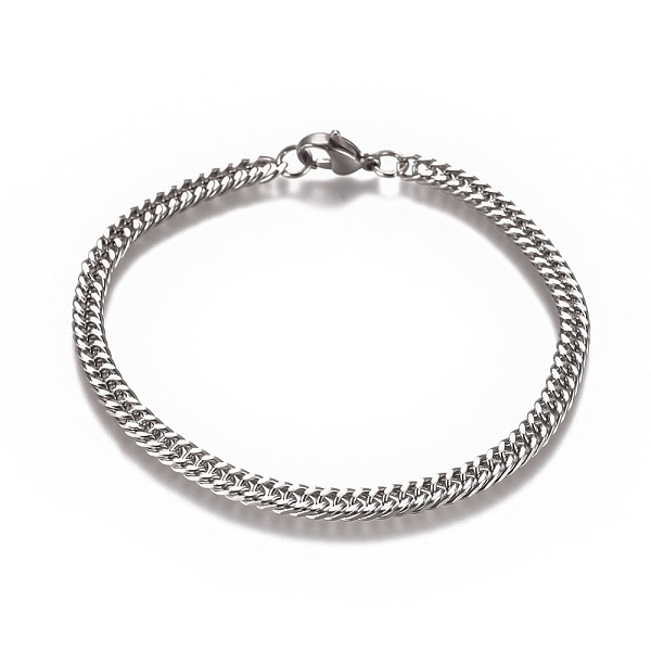 PandaHall Men's Cuban Link Chain Bracelets, Fashionable 304 Stainless Steel Bracelets, with Lobster Claw Clasps, Stainless Steel Color...
PandaHall Men's Cuban Link Chain Bracelets, Fashionable 304 Stainless Steel Bracelets, with Lobster Claw Clasps, Stainless Steel Color...