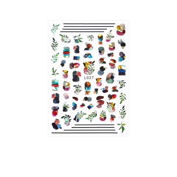 PandaHall Laser Nail Art Stickers Decals, Self-Adhesive, for Nail Tips Decorations, Mixed Patterns, 10.5x7cm Paper Rectangle
PandaHall Laser Nail Art Stickers Decals, Self-Adhesive, for Nail Tips Decorations, Mixed Patterns, 10.5x7cm Paper Rectangle