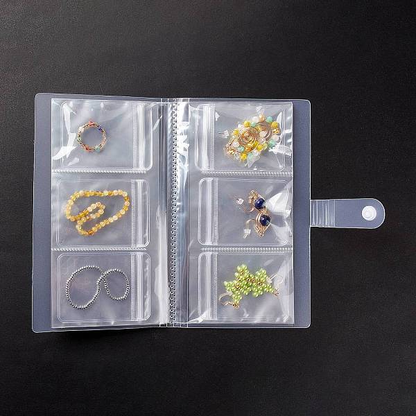 PandaHall Transparent Jewelry Organizer Storage Books, Jewelry Storage Album with 50Pcs Zip Lock Bags, Holder for Rings Earring Necklaces..., Clear
PandaHall Transparent Jewelry Organizer Storage Books, Jewelry Storage Album with 50Pcs Zip Lock Bags, Holder for Rings Earring Necklaces..., Clear