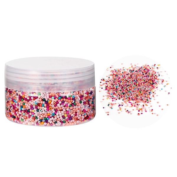 PandaHall Glass Seed Beads, Mixed Style, Round Hole, Round, Mixed Color, 13/0, 2x1.5~2mm, Hole: 0.7mm, about 140g/box Glass Multicolor
PandaHall Glass Seed Beads, Mixed Style, Round Hole, Round, Mixed Color, 13/0, 2x1.5~2mm, Hole: 0.7mm, about 140g/box Glass Multicolor