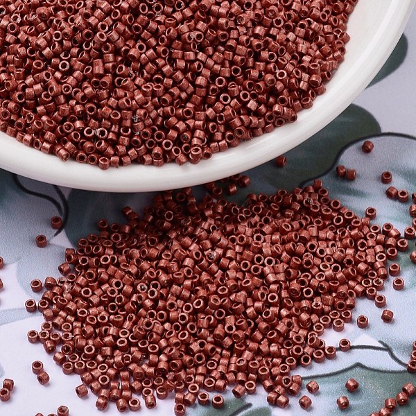 PandaHall MIYUKI Delica Beads, Cylinder, Japanese Seed Beads, 11/0, (DB1838F) Duracoat Galvanized Matte Berry, 1.3x1.6mm, Hole: 0.8mm, about..., Brown
PandaHall MIYUKI Delica Beads, Cylinder, Japanese Seed Beads, 11/0, (DB1838F) Duracoat Galvanized Matte Berry, 1.3x1.6mm, Hole: 0.8mm, about..., Brown