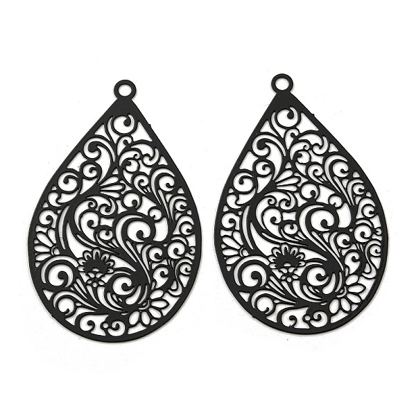 PandaHall Spray Printed 430 Stainless Steel Pendants, Etched Metal Embellishments, for DIY Halloween Jewellery, Black, Black, 45x28x0.3mm...
PandaHall Spray Printed 430 Stainless Steel Pendants, Etched Metal Embellishments, for DIY Halloween Jewellery, Black, Black, 45x28x0.3mm...