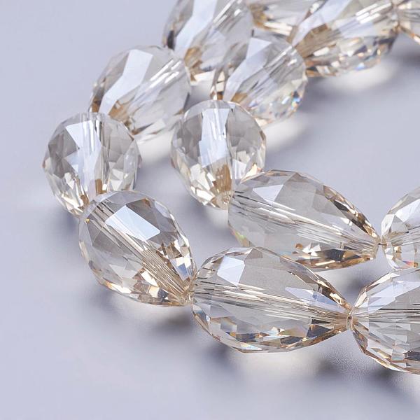 PandaHall Electroplate Glass Beads Strands, Pearl Luster Plated, Faceted, teardrop, Wheat, 27~28x18mm, Hole: 2mm, about 25pcs/strand, 26.3..., Orange
PandaHall Electroplate Glass Beads Strands, Pearl Luster Plated, Faceted, teardrop, Wheat, 27~28x18mm, Hole: 2mm, about 25pcs/strand, 26.3..., Orange