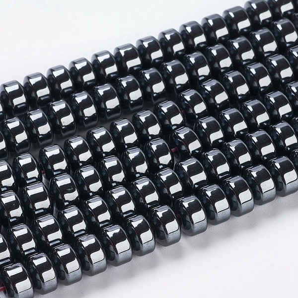 PandaHall Non-Magnetic Synthetic Hematite Beads Strands, Flat Round/Disc, Black, 6x4mm, Hole: 1mm, about 105pcs/strand, 15.7 inch...
PandaHall Non-Magnetic Synthetic Hematite Beads Strands, Flat Round/Disc, Black, 6x4mm, Hole: 1mm, about 105pcs/strand, 15.7 inch...