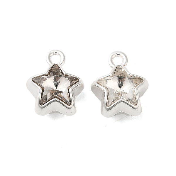 PandaHall Rack Plating Alloy Rhinestone Pendants, Cadmium Free & Lead Free, Star, Clear, 12.5x10x7mm, Hole: 1.6mm Alloy+Rhinestone Star...
PandaHall Rack Plating Alloy Rhinestone Pendants, Cadmium Free & Lead Free, Star, Clear, 12.5x10x7mm, Hole: 1.6mm Alloy+Rhinestone Star...