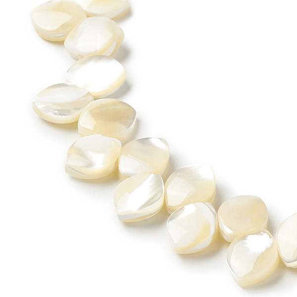 PandaHall Natural Trochid Shell/Trochus Shell Beads Strands, Leaf, Beige, 10.5x8x3.8mm, Hole: 0.9mm, about 69pcs/strand, 16.93 inch(43cm)..., Yellow
PandaHall Natural Trochid Shell/Trochus Shell Beads Strands, Leaf, Beige, 10.5x8x3.8mm, Hole: 0.9mm, about 69pcs/strand, 16.93 inch(43cm)..., Yellow