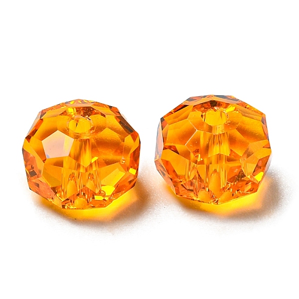 PandaHall Transparent Glass Beads, Faceted, Rondelle, Sun, 6x4mm, Hole: 1.2mm Glass Rondelle Orange
PandaHall Transparent Glass Beads, Faceted, Rondelle, Sun, 6x4mm, Hole: 1.2mm Glass Rondelle Orange