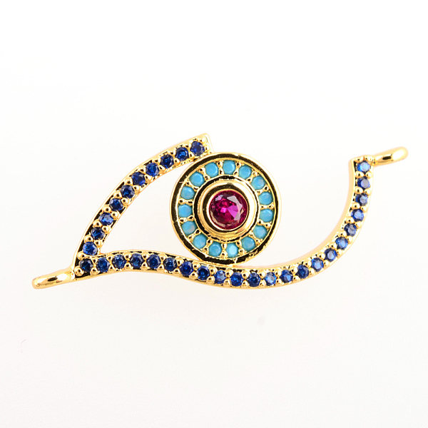 PandaHall DIY Brass Micro Pave Cubic Zirconia Links, Eye, Golden, 30x12mm Brass+Cubic Zirconia Eye
PandaHall DIY Brass Micro Pave Cubic Zirconia Links, Eye, Golden, 30x12mm Brass+Cubic Zirconia Eye
