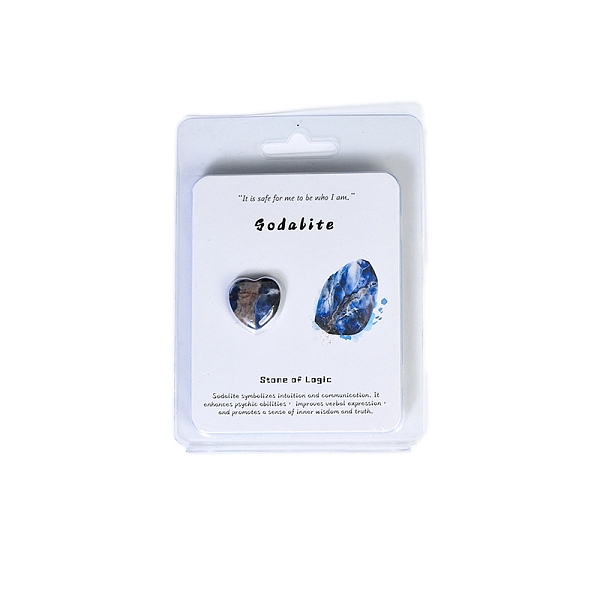 PandaHall Heart Shape Natural Sodalite Display Decorations, Reiki Energy Balancing Meditation Love Gift, Package Size: 95x95mm Sodalite...
PandaHall Heart Shape Natural Sodalite Display Decorations, Reiki Energy Balancing Meditation Love Gift, Package Size: 95x95mm Sodalite...