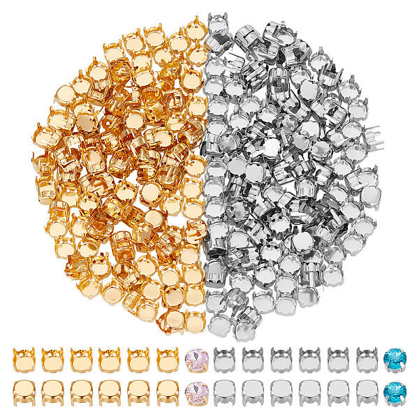 PandaHall Unicraftale 280Pcs 2 Colors 201 Stainless Steel Sew on Prong Settings, Claw Settings for Flat Back Rhinestone, Flat Round, Mixed...
PandaHall Unicraftale 280Pcs 2 Colors 201 Stainless Steel Sew on Prong Settings, Claw Settings for Flat Back Rhinestone, Flat Round, Mixed...