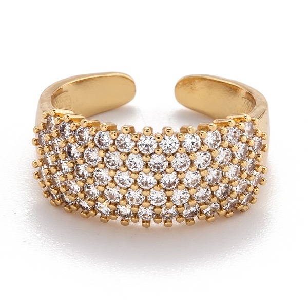PandaHall Brass Micro Pave Clear Cubic Zirconia Cuff Rings, Open Rings, Wide Band Rings, Long-Lasting Plated, Golden, US Size 8, Inner...
PandaHall Brass Micro Pave Clear Cubic Zirconia Cuff Rings, Open Rings, Wide Band Rings, Long-Lasting Plated, Golden, US Size 8, Inner...
