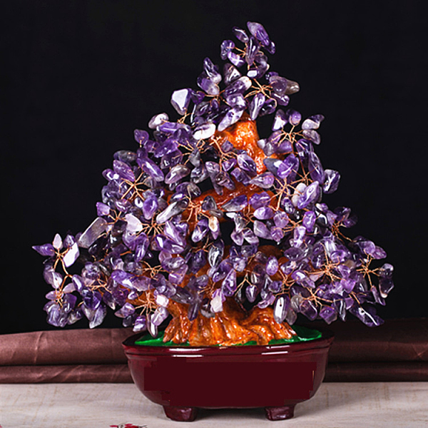 PandaHall Natural Amethyst Tree Ornaments, Resin Home Display Decorations, Reiki Energy Stone for Healing, 230x120x280mm Amethyst Tree
PandaHall Natural Amethyst Tree Ornaments, Resin Home Display Decorations, Reiki Energy Stone for Healing, 230x120x280mm Amethyst Tree