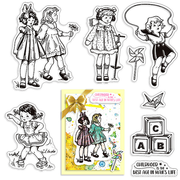 PandaHall Custom PVC Plastic Clear Stamps, for DIY Scrapbooking, Photo Album Decorative, Cards Making, Human, 160x110x3mm Plastic Human...
PandaHall Custom PVC Plastic Clear Stamps, for DIY Scrapbooking, Photo Album Decorative, Cards Making, Human, 160x110x3mm Plastic Human...
