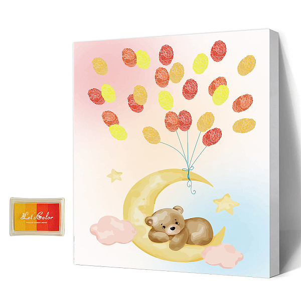 PandaHall AHANDMAKER Moon Bear Fingerprints Tree, Creative DIY Guest Signature Sign-in Book Fingerprints Guest Book with Wood Frame for...
PandaHall AHANDMAKER Moon Bear Fingerprints Tree, Creative DIY Guest Signature Sign-in Book Fingerprints Guest Book with Wood Frame for...