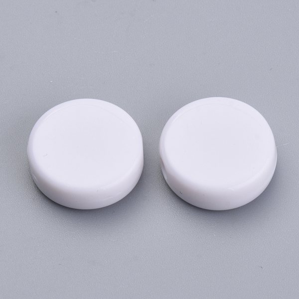 PandaHall Opaque Acrylic Beads, Flat Round, White, 15x4mm, Hole: 1.5mm Acrylic Flat Round White
PandaHall Opaque Acrylic Beads, Flat Round, White, 15x4mm, Hole: 1.5mm Acrylic Flat Round White